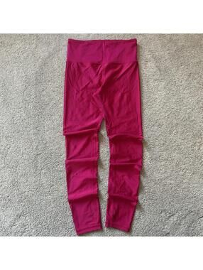 Athleta Women’s size M Tall Elation Shine Tight Fuchsia High Rise Leggings